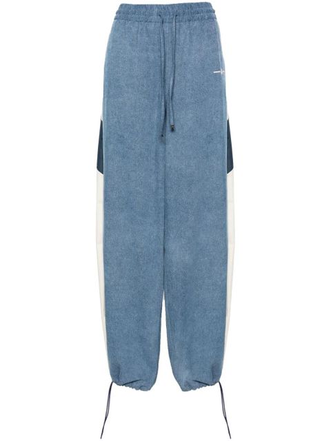 AMIRI drawstring chambray track pants - Blue - zdjęcie produktu nr 1