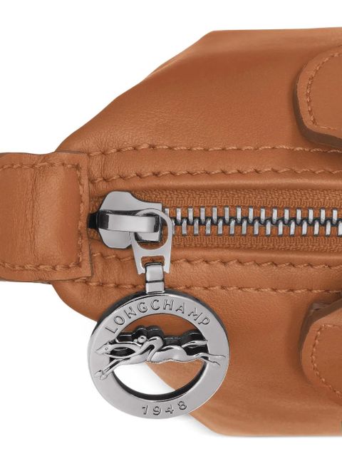 Longchamp Le Pliage Xtra XS leather tote bag - Brown