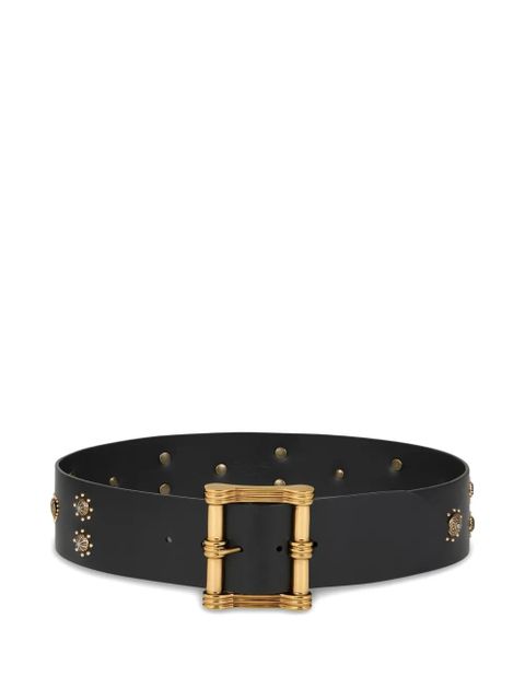 ETRO studded leather belt - Black - zdjęcie produktu nr 1