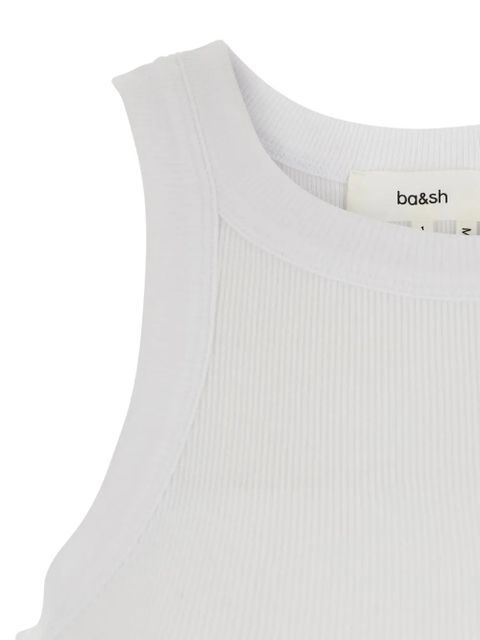 Ba&Sh Cynda ribbed-knit tank top - White