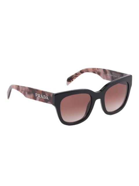 Prada Eyewear logo cat-eye sunglasses - Black - zdjęcie produktu nr 2