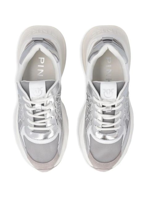 PINKO logo-detail sneakers - Silver