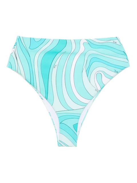 PUCCI high-waist bikini bottoms - Blue - zdjęcie produktu nr 1