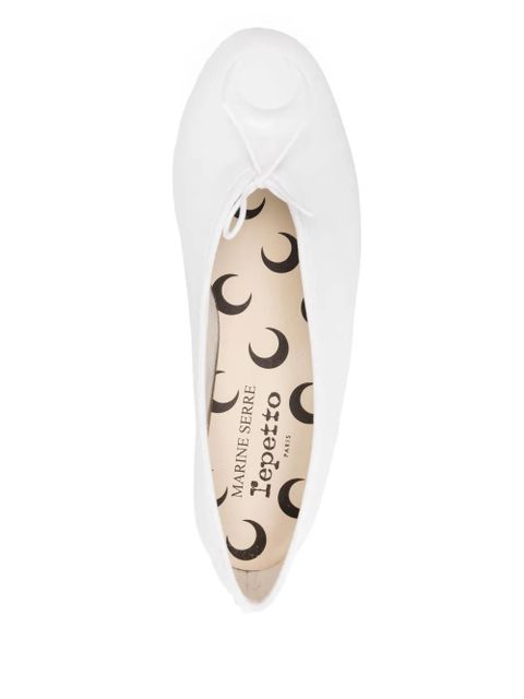 Marine Serre x Camille Repetto Lilouh ballet flats - White