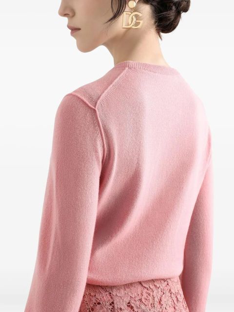 Dolce & Gabbana DNA cashmere jumper - Pink