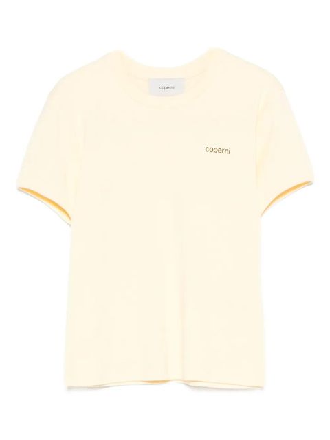 Coperni logo T-shirt - Yellow - zdjęcie produktu nr 1