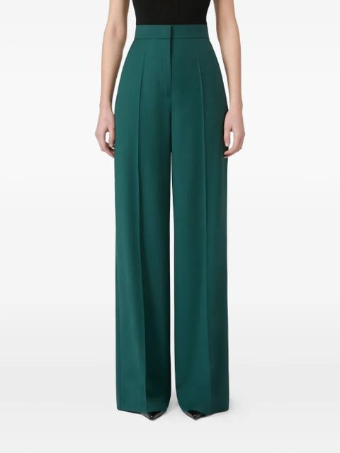 Max Mara pleat-detail trousers - Green