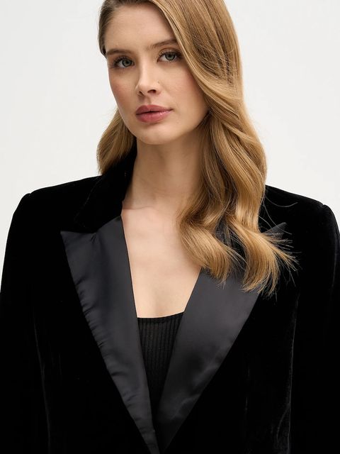 Pedro del Hierro marynarka kolor czarny jednorzędowa gładka