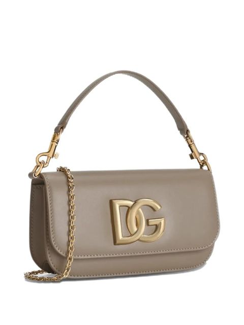 Dolce & Gabbana leather shoulder bag - Neutrals