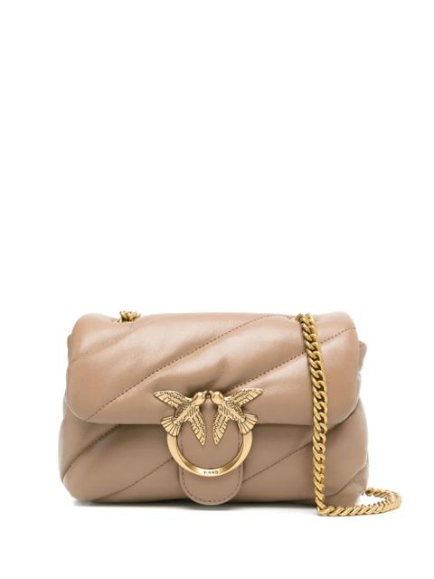 PINKO mini Love Puff crossbody bag - Brown - zdjęcie produktu nr 1