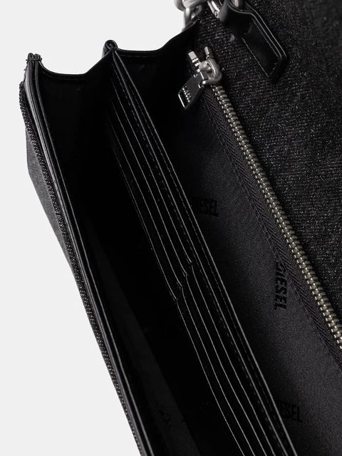 Diesel portfel CHARM-D CHARM-D damski kolor szary X10281.P6330