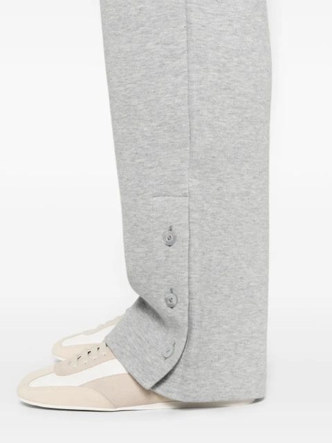 Gucci button-detail track pants - Grey