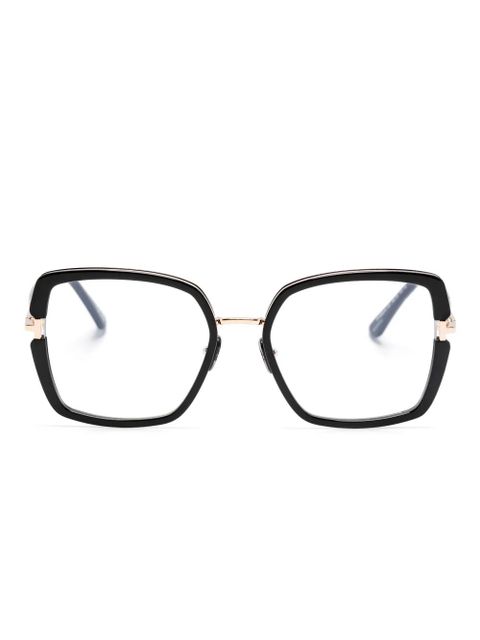 TOM FORD Eyewear oversize-frame glasses - Black - zdjęcie produktu nr 1
