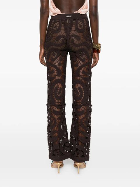 PINKO crochet trousers - Brown