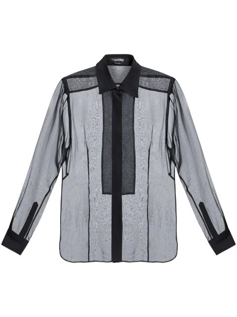 TOM FORD silk blouse - Black - zdjęcie produktu nr 1