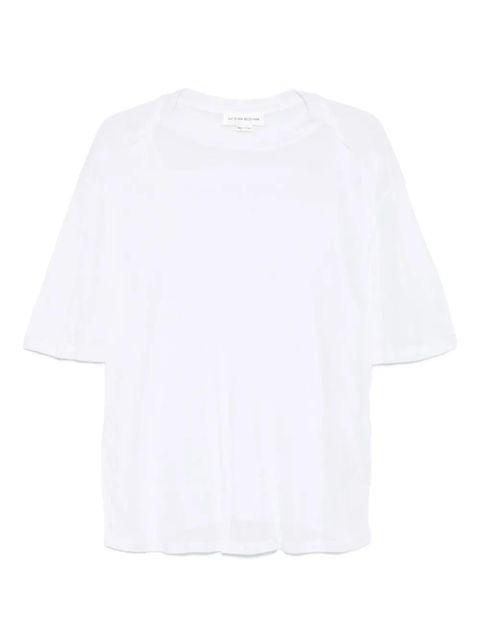 Victoria Beckham drape sleeve T-shirt - White - zdjęcie produktu nr 1