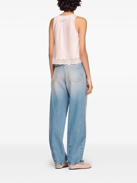 SANDRO wide leg jeans - Blue