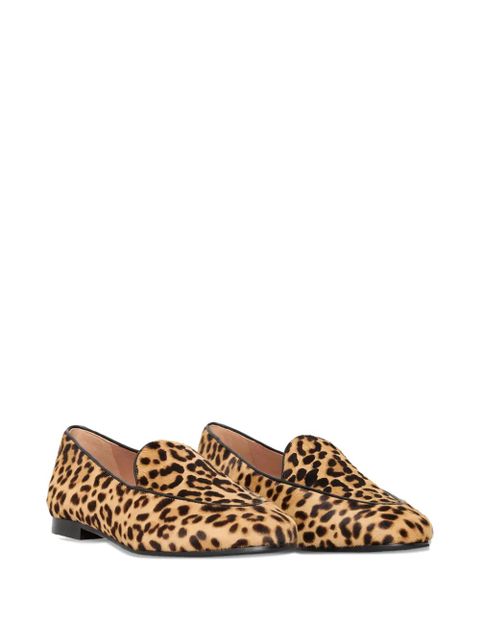 Aquazzura leopard-print loafers - Neutrals