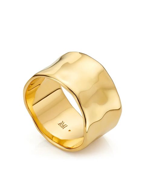 Monica Vinader Siren Muse wide ring - Gold - zdjęcie produktu nr 1
