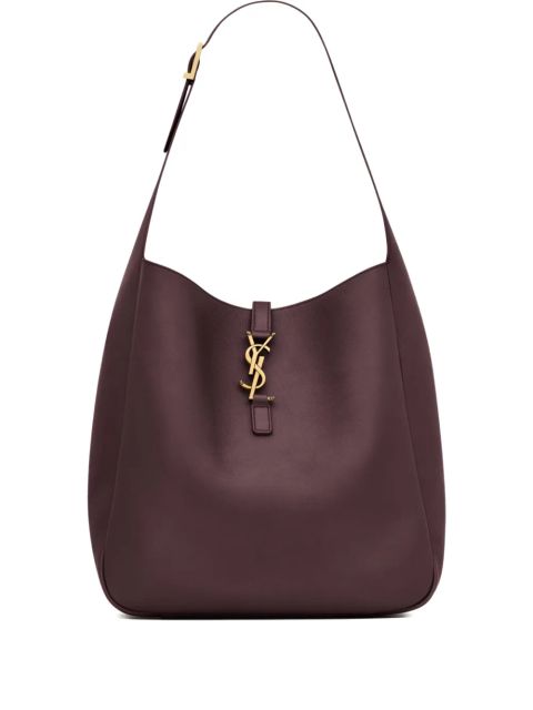 Saint Laurent Le 5 à 7 slouchy leather shoulder bag - Red - zdjęcie produktu nr 1