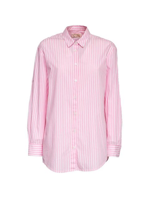 MC2 Saint Barth Brigitte stripe-pattern shirt - Pink - zdjęcie produktu nr 1