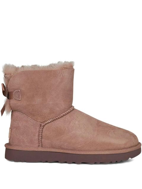 UGG Mini Bailey Bow II suede boots - Neutrals - zdjęcie produktu nr 1