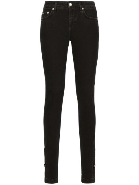 Dolce & Gabbana mid-rise skinny jeans - Black - zdjęcie produktu nr 1