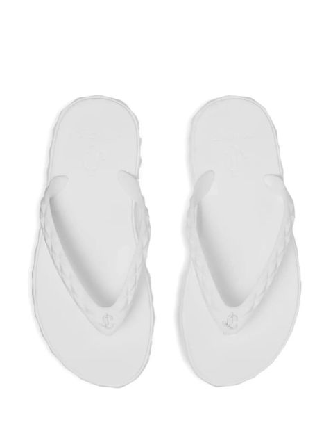 Jimmy Choo Diamond flip-flops - White
