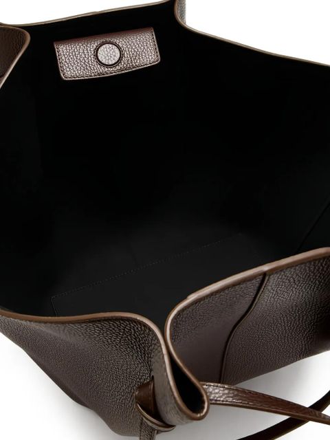 Yuzefi large Mochi knotted tote bag - Brown