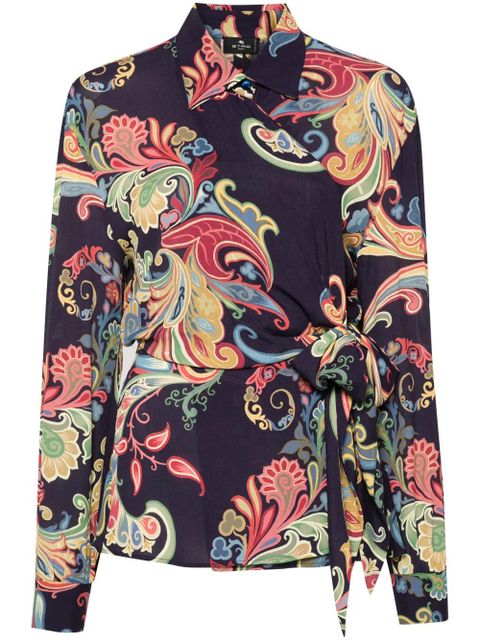 ETRO paisley-print shirt - Blue - zdjęcie produktu nr 1