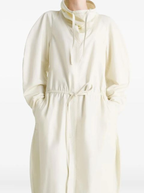 LEMAIRE Vareuse long-sleeve drawstring dress - Neutrals