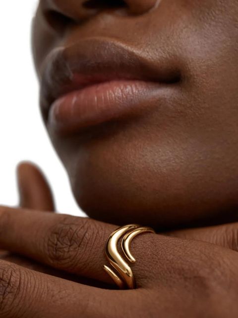 Monica Vinader Swirl ring - Gold - zdjęcie produktu nr 2