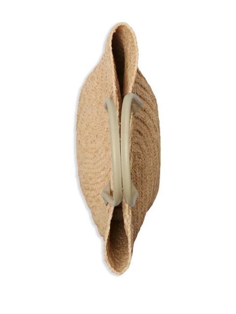 Burberry woven-raffia tote bag - Neutrals