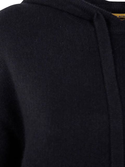 Guest In Residence hooded cashmere sweater - Black - zdjęcie produktu nr 2