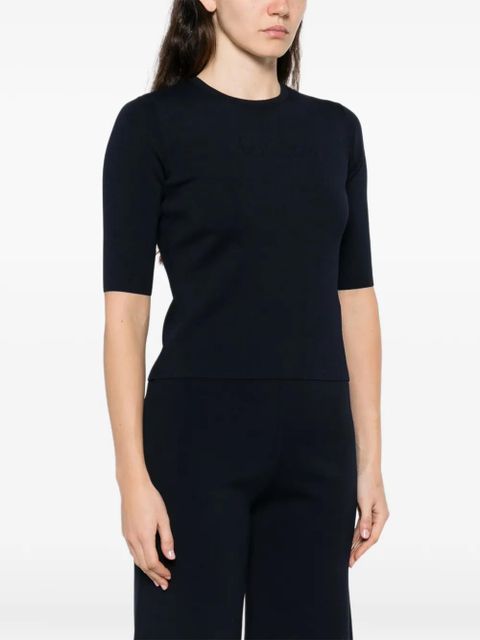 Max Mara embossed top - Blue