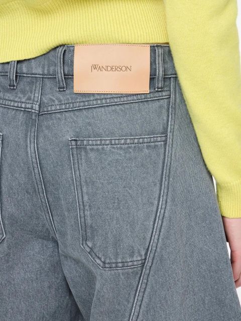 JW Anderson panelled denim trousers - Grey