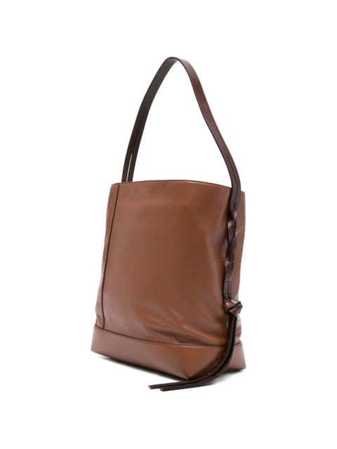 Marni logo-detail shoulder bag - Brown