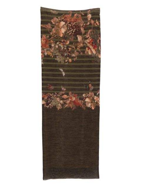 Jean Paul Gaultier floral-print skirt - Brown - zdjęcie produktu nr 1
