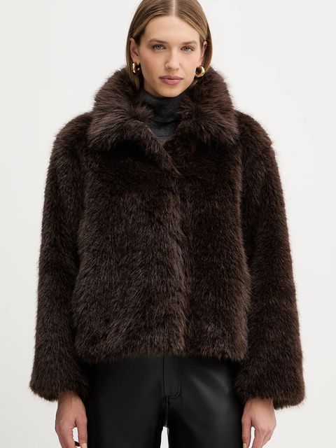 Weekend Max Mara kurtka BRENTA kolor brązowy przejściowa 2525086013600 - zdjęcie produktu nr 1