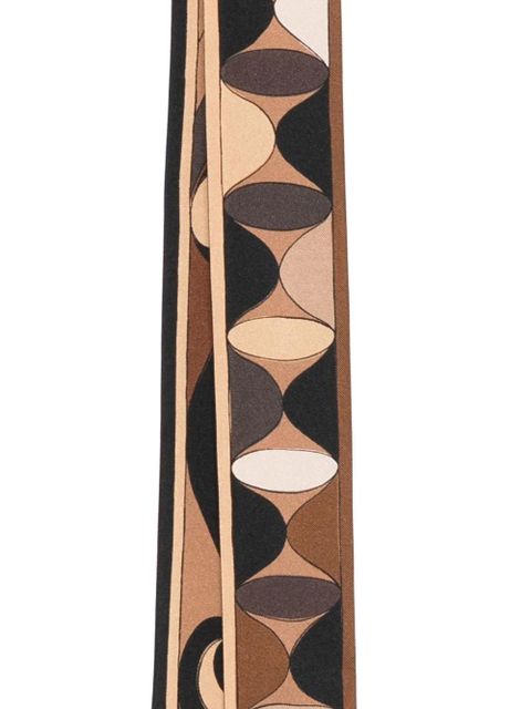PUCCI Manuba and Moirè-print silk scarf - 1