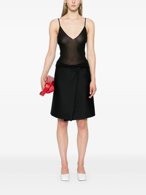 Jacquemus La Maille V-neck tank top - Black