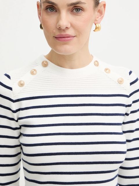 Guess sweter HELEN damski kolor biały W5BR36 Z0422