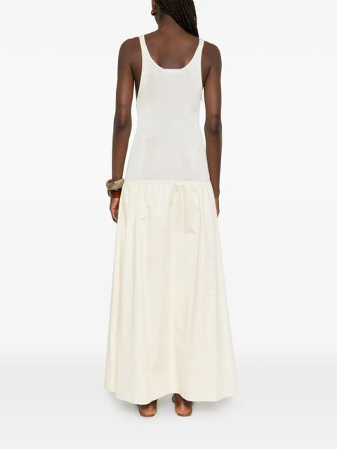 The Frankie Shop Iliya drop-waist maxi dress - Neutrals