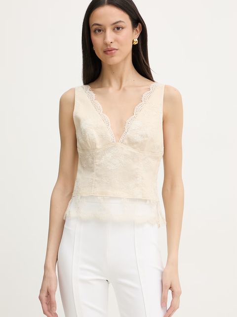 Pinko top damski lniany - zdjęcie produktu nr 1