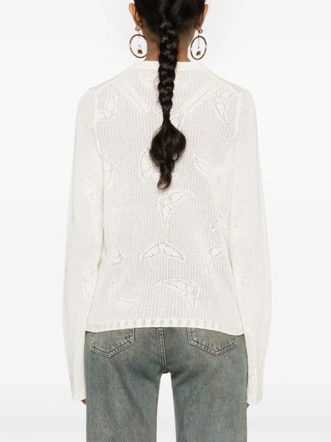 Zadig&Voltaire Salmyr Wings cotton jumper - Neutrals