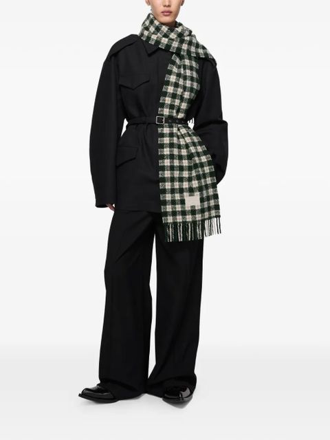 Acne Studios belted flap-pocket jacket - Black - zdjęcie produktu nr 2