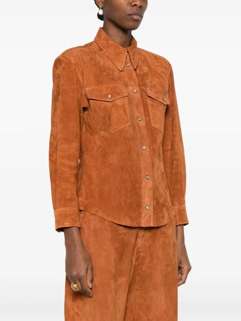 ISABEL MARANT Delcia shirt - Brown - zdjęcie produktu nr 2