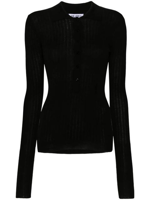 The Attico knitted sweater - Black - zdjęcie produktu nr 1