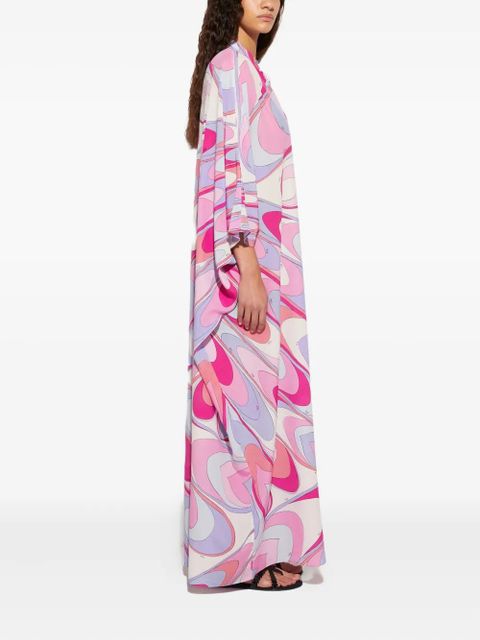 PUCCI onde-print silk dress - Pink - zdjęcie produktu nr 2