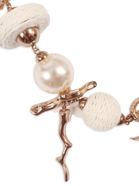 Weekend Max Mara sea-embellishement necklace - Pink